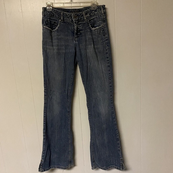 Silver Womens Jeans Distressed Size 29” Western Glove  Works - Picture 2 of 12